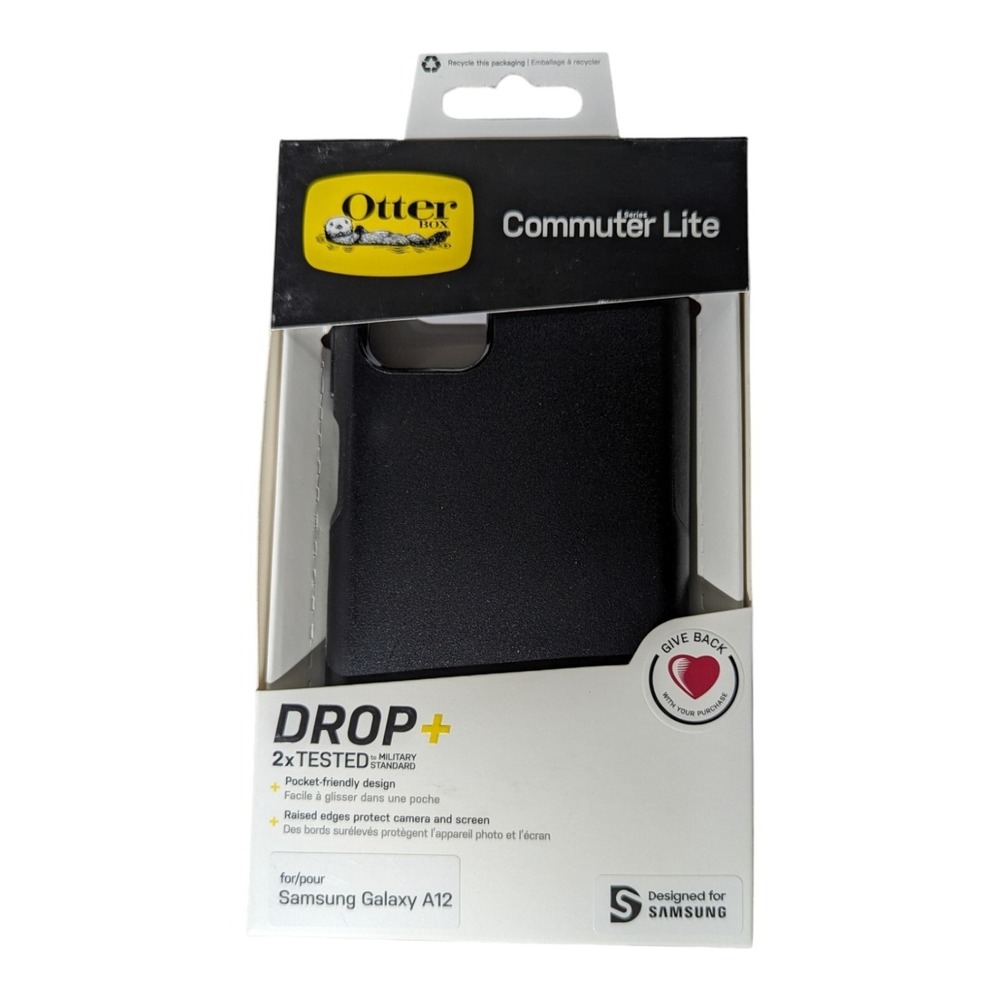 Y4. Otterbox Commuter Lite Series Case‎ For Samsung Galaxy A12 Only - Black